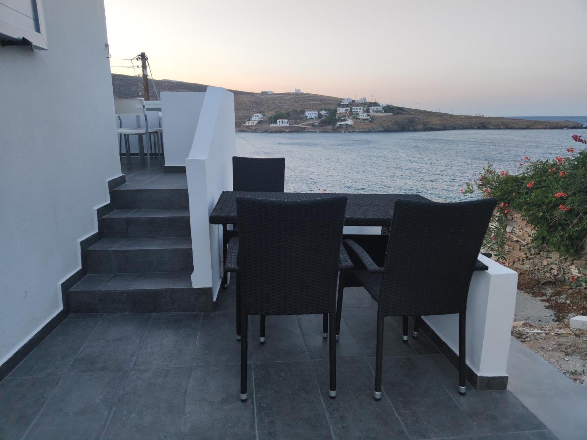 Theis Seafront Retreat - Loutra Seaview Bliss Loutrá Esterno foto